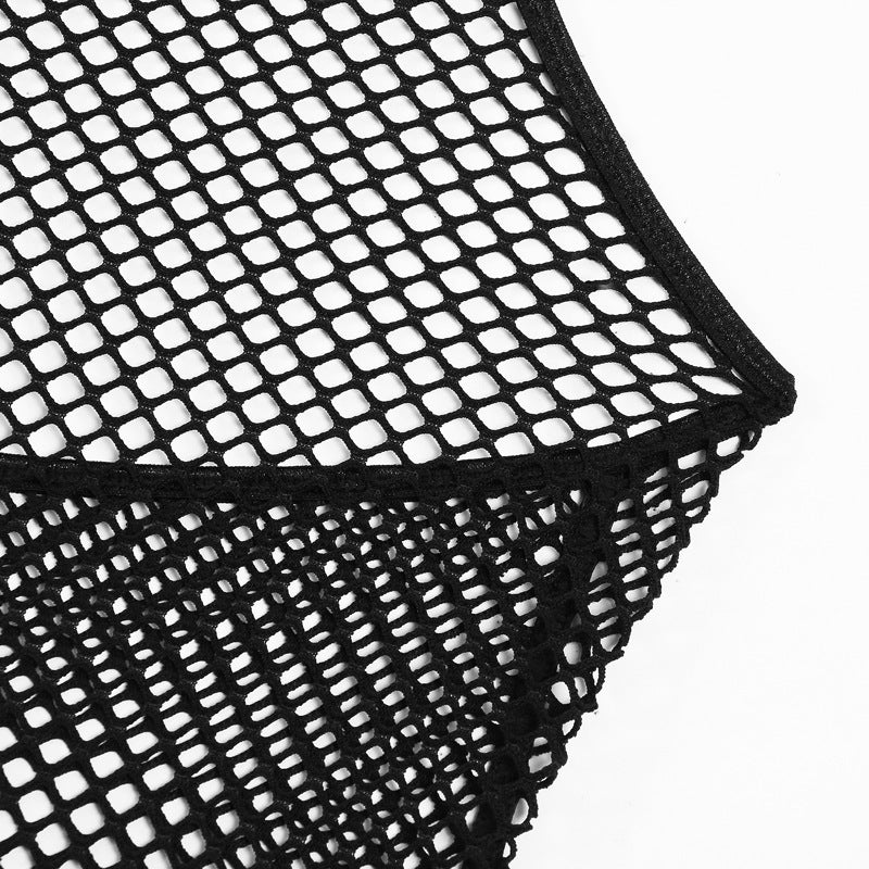 Sculpt Mesh Halter Suit